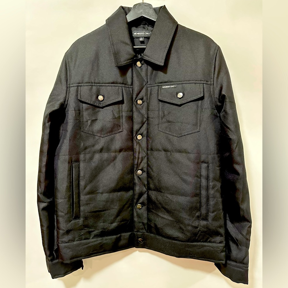 Members Only button jacket